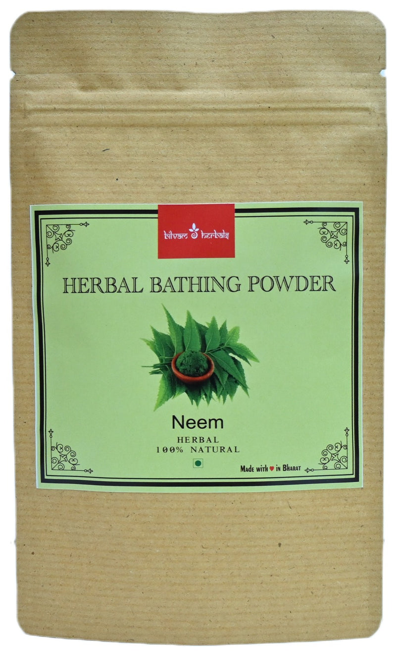 Neem Herbal Bathing Powder - Face Scrub, Body Wash