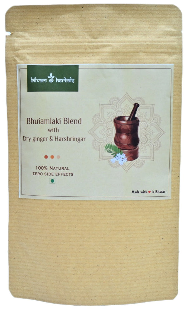 Bhuiamlaki blend with Dry ginger and Harshringar - Herbal Weight Loss Powder