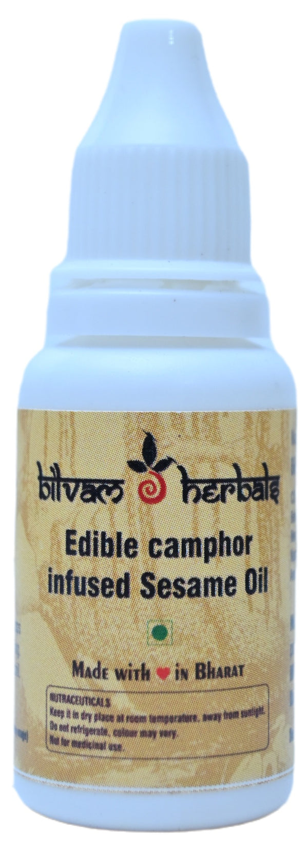 Edible Camphor Infused Sesame Oil