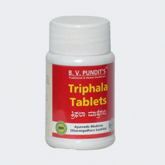 Triphala Tablets - Blood Pressure, Blood Sugar, Immunity